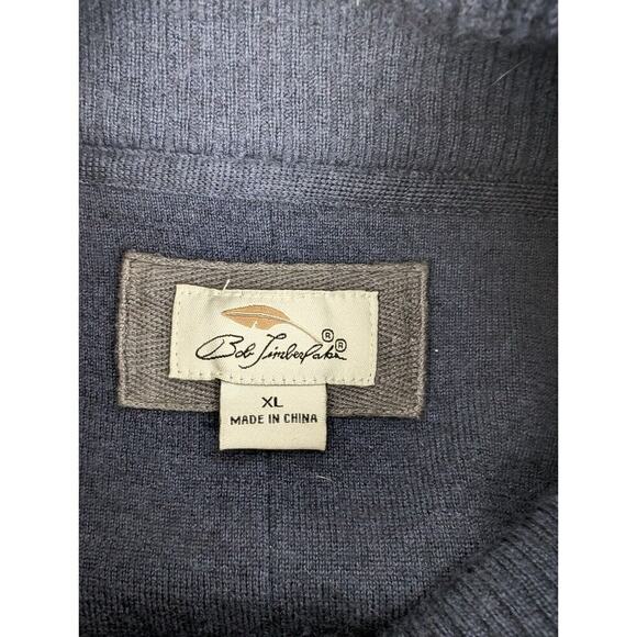 Bob Timberlake Men's Wool Shacket Jacket Barn Coat Navy XL - Picture 6 of 10